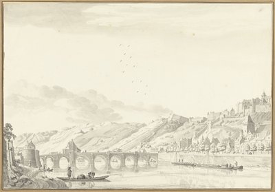 View of the City and the Castle in Namur by Jan de Beijer