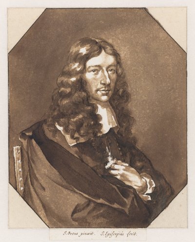 Portrait of Jan de Bisschop by Jan de Bisschop