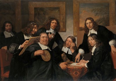 The Governors of the Guild of St Luke, Haarlem, 1675 by Jan de Bray