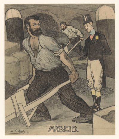 Labor by Jan de Waardt (signed by artist)