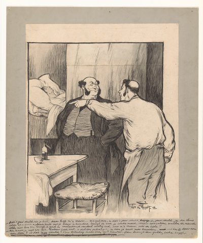 Factory Owner by Deceased Worker’s Wife by Jan de Waardt (signed by artist)