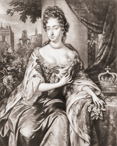 Queen Mary II of England, Scotland and Ireland by Jan or Verkolye (after) Verkolje