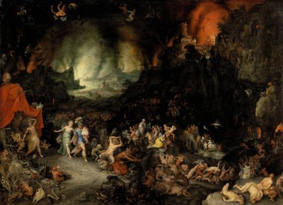 Aeneas in the Underworld by Jan the Elder Brueghel