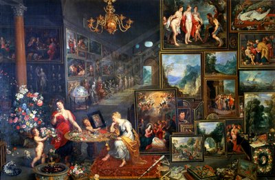 Allegory of Sight and Smell, c1590-1625 by Jan the Elder Brueghel