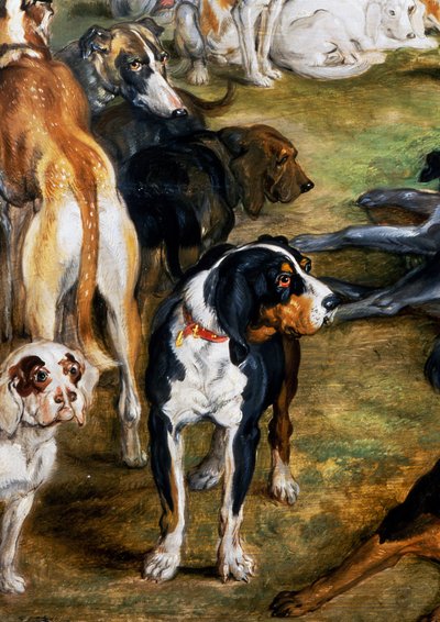 Dogs (detail) by Jan the Elder Brueghel