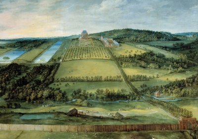 Landscape with the Chateau Mariemont by Jan the Elder Brueghel
