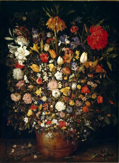 Large Bouquet of Flowers by Jan Brueghel the Elder (Brueghel or Breughel) by Jan the Elder Brueghel