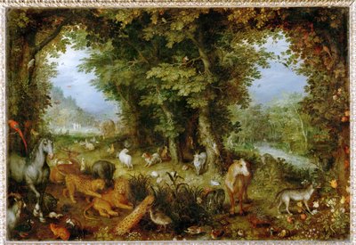 Paradise on Earth by Jan the Elder Brueghel