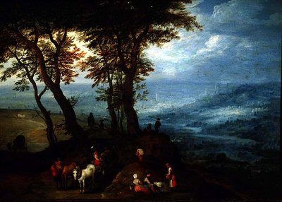 On the Way to Market by Jan the Elder Brueghel
