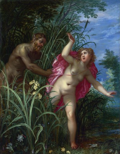 Pan Pursuing Syrinx by Jan the Elder Brueghel