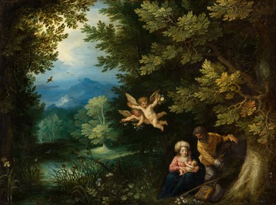 Rest on the Flight into Egypt by Jan the Elder Brueghel