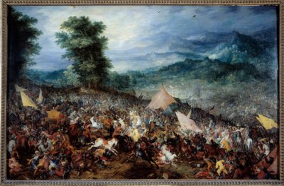 The Battle of Arbela (or Issos) by Jan the Elder Brueghel