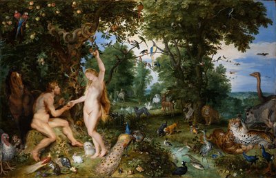 The Garden of Eden with the Fall of Man, c. 1615 by Jan the Elder Brueghel