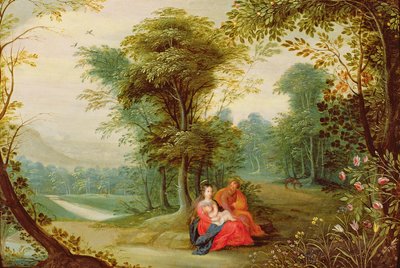 The Rest on the Flight into Egypt by Jan the Elder Brueghel