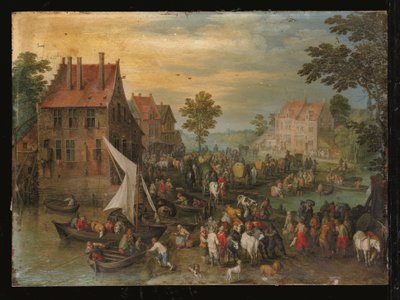 The Return of the Market by Jan the Elder Brueghel
