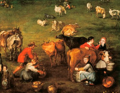 The Life of the Peasants (detail) by Jan the Elder Brueghel