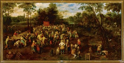 Wedding Banquet by Jan the Elder Brueghel