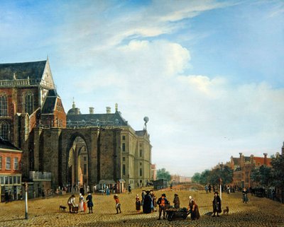 A View of Amsterdam by Jan the Elder Ekels