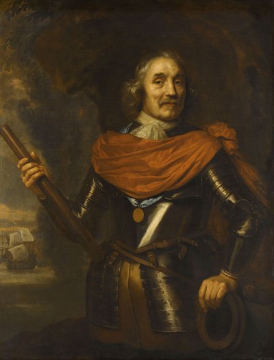 Maerten Harpertsz Tromp, Vice Admiral by Jan the Elder Lievens