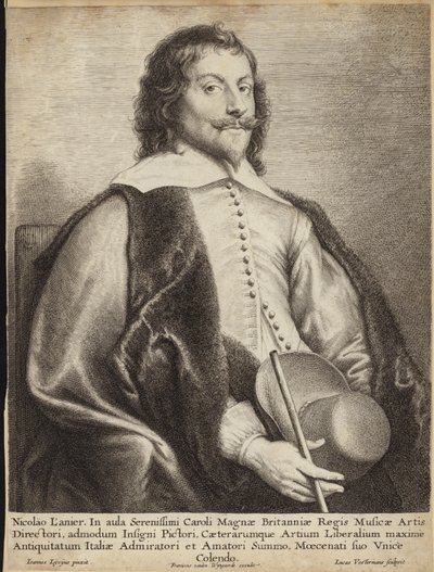 Portrait of Nicholas Lanier by Jan the Elder Lievens