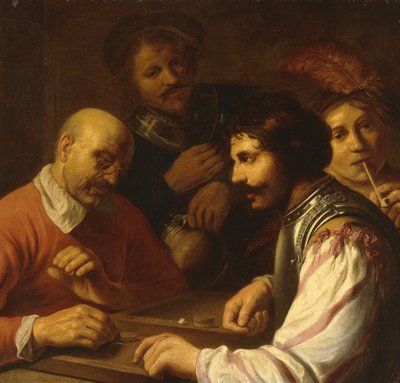Tric-Trac Players in an Inn by Jan the Elder Lievens