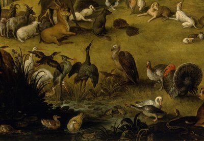 Group of Animals (detail) by Jan the Elder circle of Brueghel