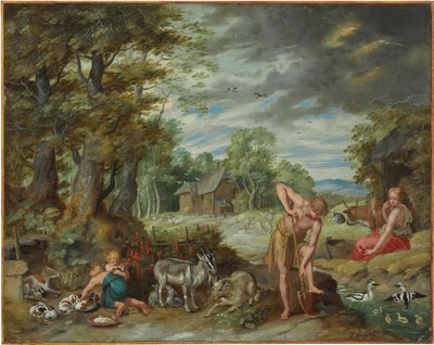Adam at Work in a Field, from The Story of Adam and Eve by Jan Brueghel the Younger
