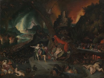 Aeneas and the Sibyl in the Underworld by Jan the Younger Brueghel