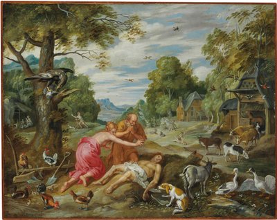 The Death of Abel, from The Story of Adam and Eve by Jan Brueghel the Younger