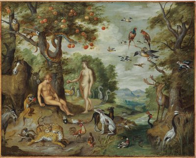 The Temptation of Adam by Jan Brueghel the Younger