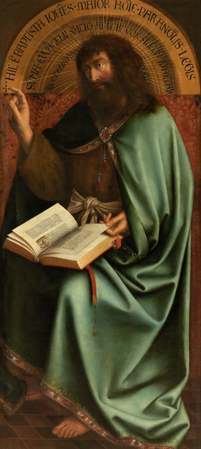 Saint John the Baptist by Jan van (after) Eyck