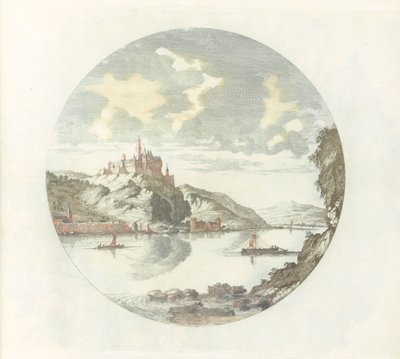 View of Rheinfels Castle on the Rhine by Jan van Call (I)