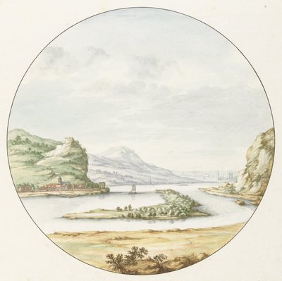 View of the Rhine at Hammerstein by Jan van Call (I)