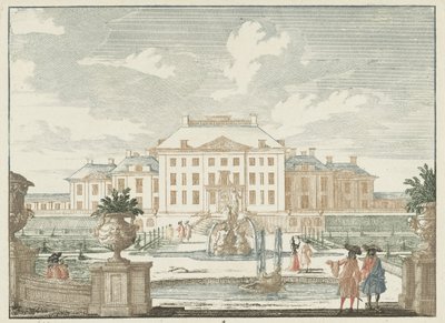 View of the Rear of Palace Het Loo (Admirandorum quadruplex spectaculum) by Jan van Call (I)