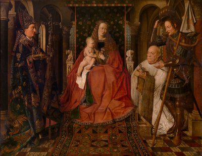 Madonna Surrounded by Saint George, Saint Donatianus of Reims and the Donor Canon Van der Paele by Jan van Eyck