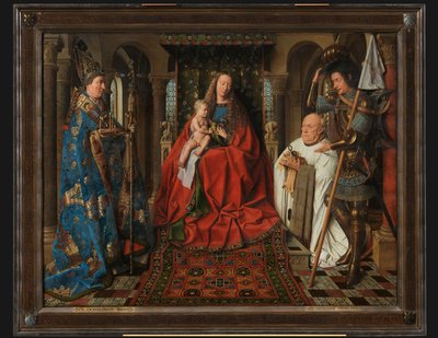 Madonna with Canon Joris van der Paele by Jan van Eyck