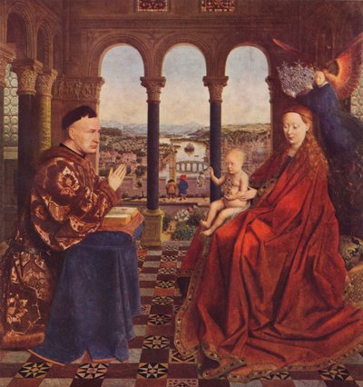 Madonna of Chancellor Rolin by Jan van Eyck