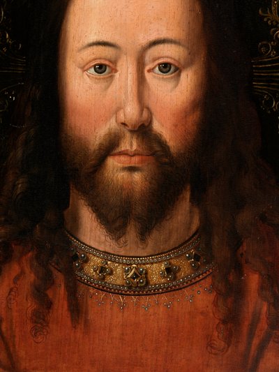 Portrait of Christ (detail) by Jan van Eyck