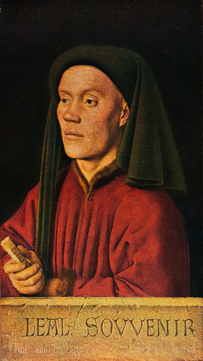 Portrait of a Man Léal Souvenir by Jan van Eyck