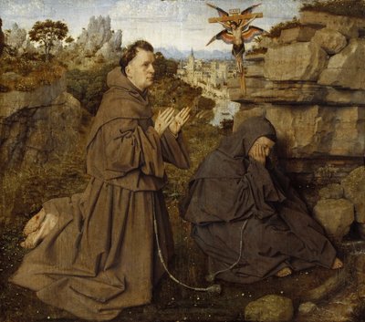Saint Francis of Assisi Receiving the Stigmata, ca 1430 by Jan van Eyck