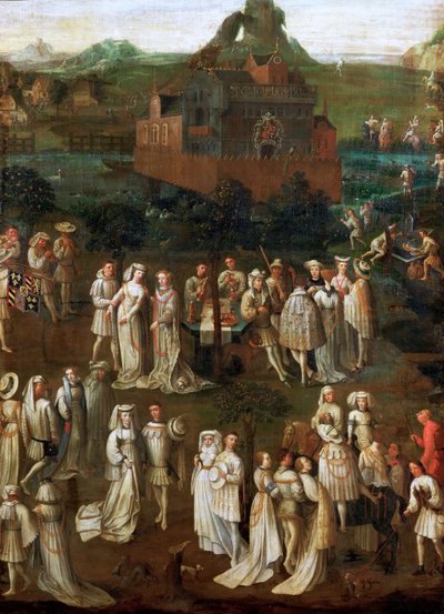The marriage of Philip the Good to Isabella of Portugal on January 1430 by Jan van Eyck