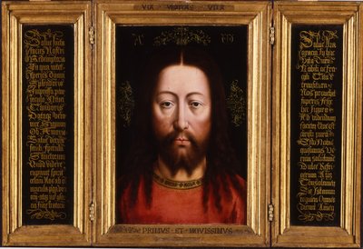 Triptych: Christ as Salvator Mundi by Jan van Eyck