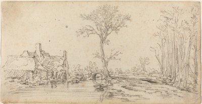 Cottage by a River by Jan van Goyen