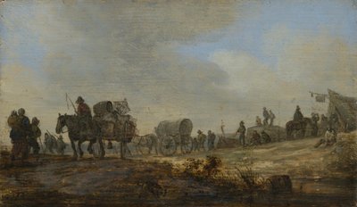 Landscape with Peasant Cart by Jan van Goyen