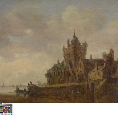 River Landscape with a Castle by Jan van Goyen