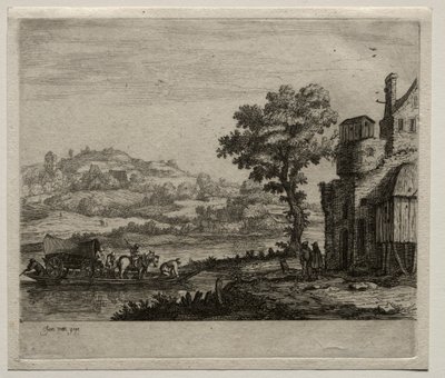 The Ferry Boat by Jan van Goyen