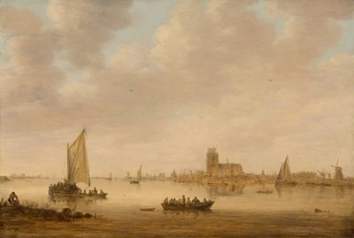 View of Dordrecht from the Dordtse Kil, 1644 by Jan van Goyen