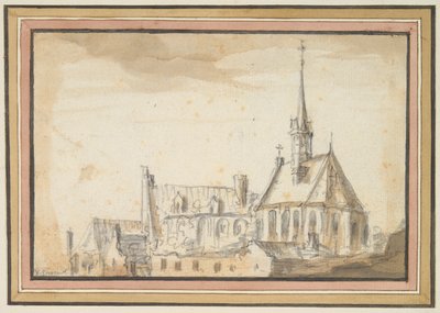 View of a Church and Other Buildings by Jan van Goyen
