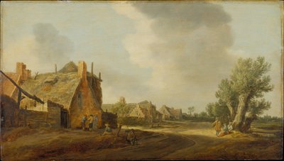 Village Street by Jan van Goyen