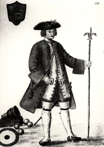 A Bombista from the Venetian Arsenal by Jan van Grevenbroeck
